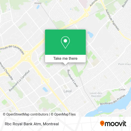 Rbc Royal Bank Atm map