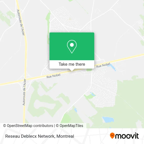 Reseau Deblecx Network map