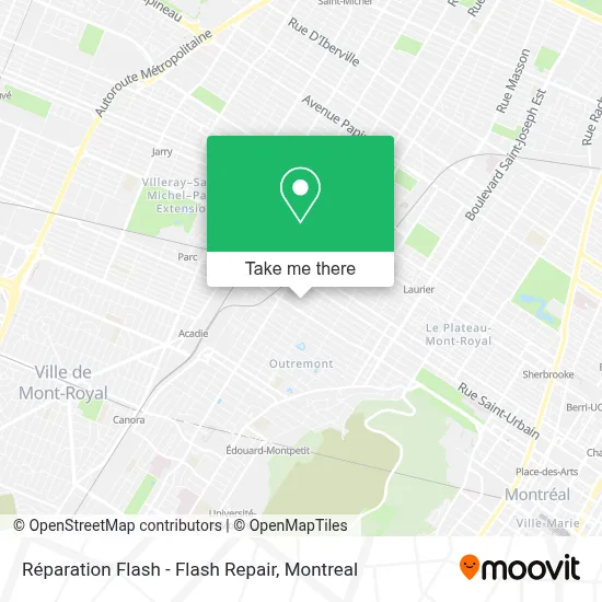 Réparation Flash - Flash Repair map