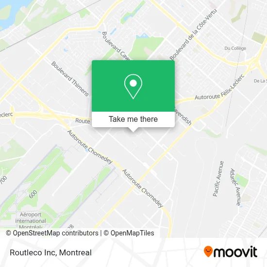 Routleco Inc map