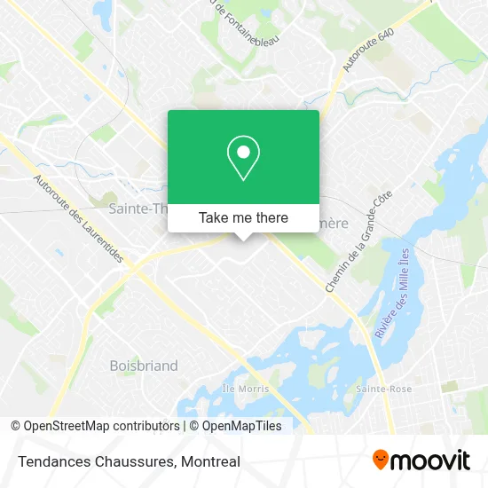 Tendances Chaussures map