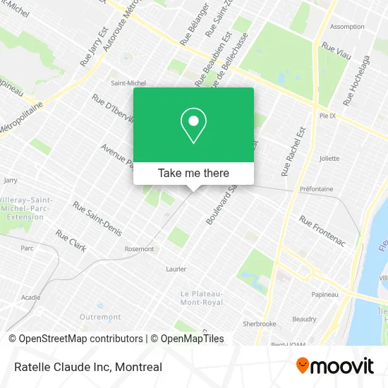Ratelle Claude Inc map