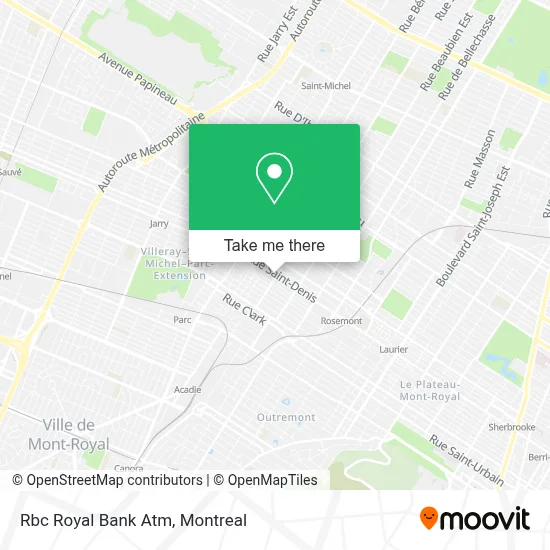 Rbc Royal Bank Atm map