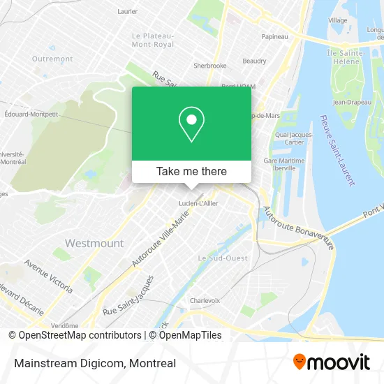 Mainstream Digicom map