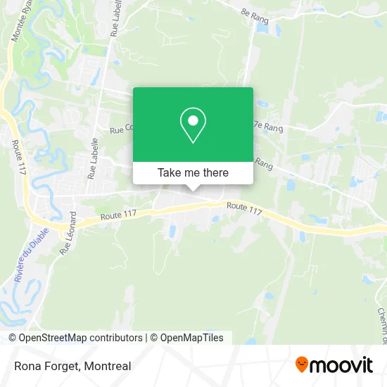 Rona Forget map
