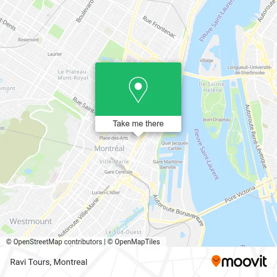 Ravi Tours map