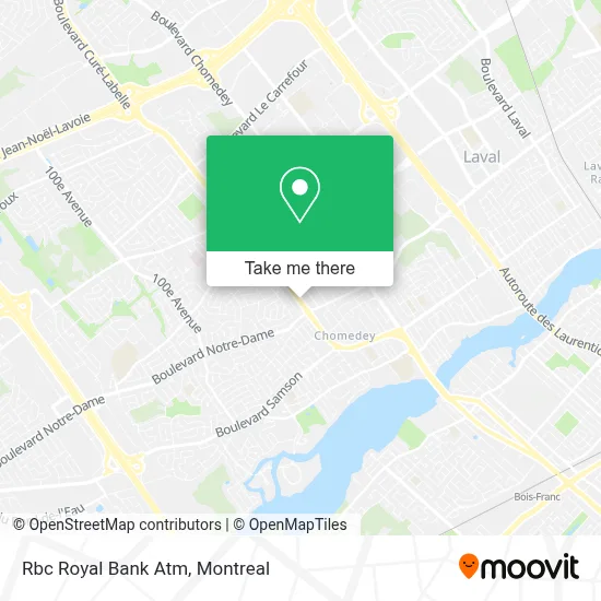 Rbc Royal Bank Atm map