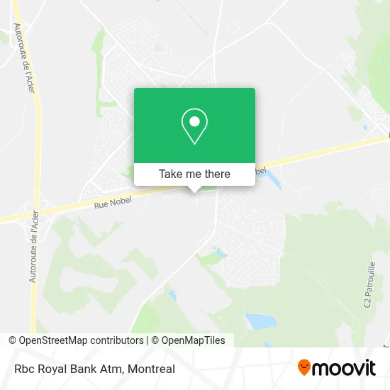 Rbc Royal Bank Atm map