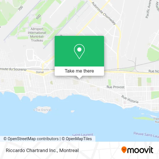 Riccardo Chartrand Inc. map