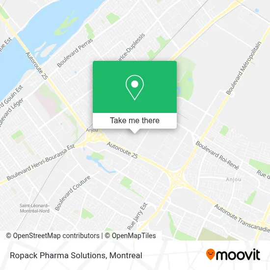 Ropack Pharma Solutions map
