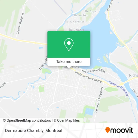 Dermapure Chambly map