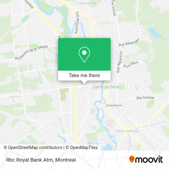Rbc Royal Bank Atm map