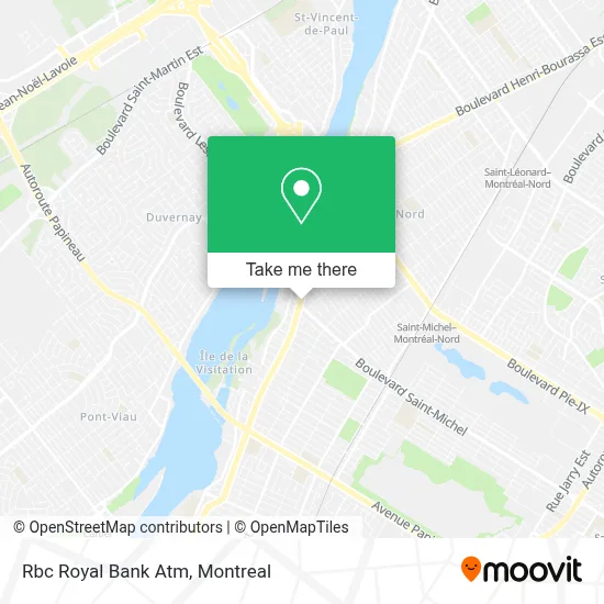 Rbc Royal Bank Atm map