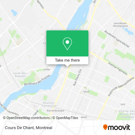 Cours De Chant map