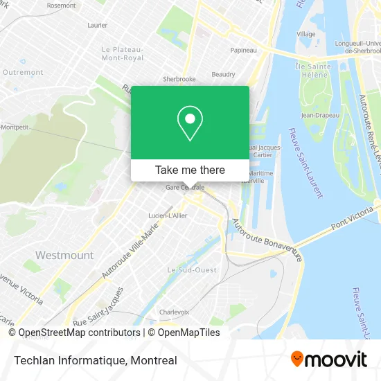 Techlan Informatique map
