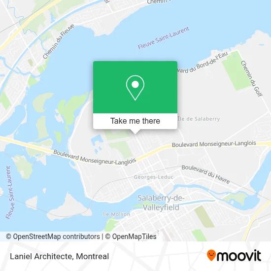 Laniel Architecte map