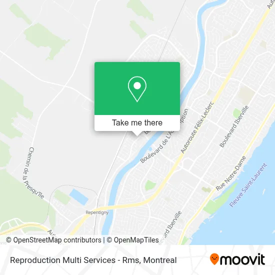 Reproduction Multi Services - Rms map