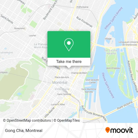 Gong Cha map