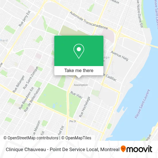 Clinique Chauveau - Point De Service Local map