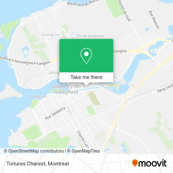 Toitures Charest map