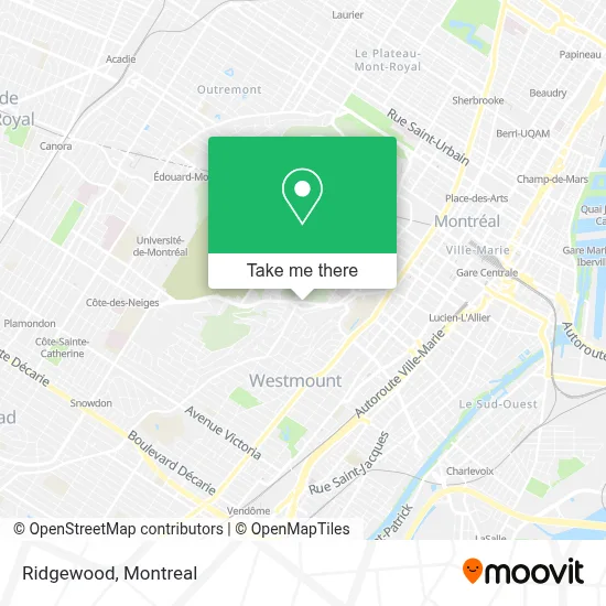 Ridgewood map
