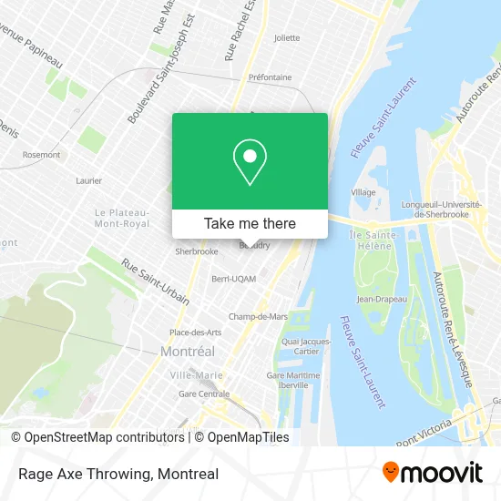 Rage Axe Throwing map