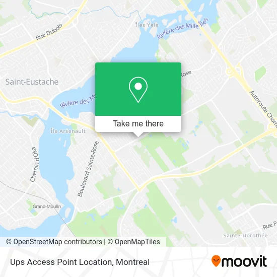 Ups Access Point Location map
