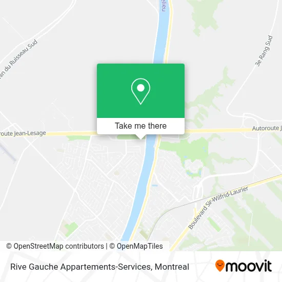 Rive Gauche Appartements-Services map