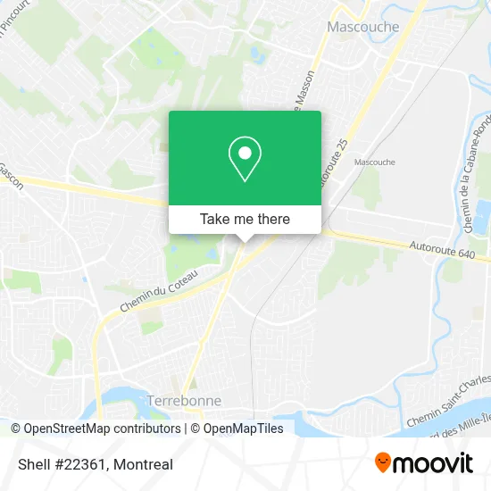 Shell #22361 map