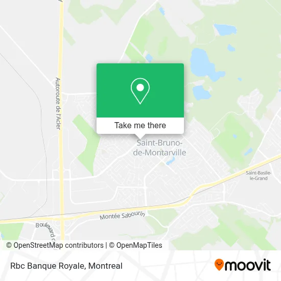 Rbc Banque Royale map