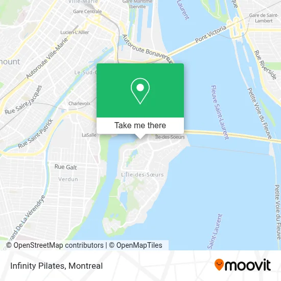 Infinity Pilates map