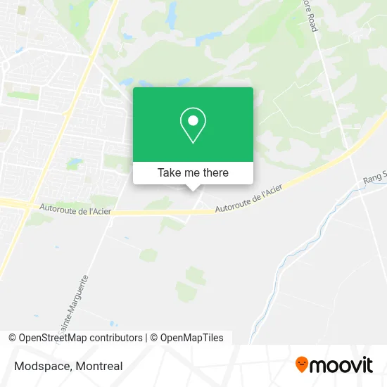 Modspace map