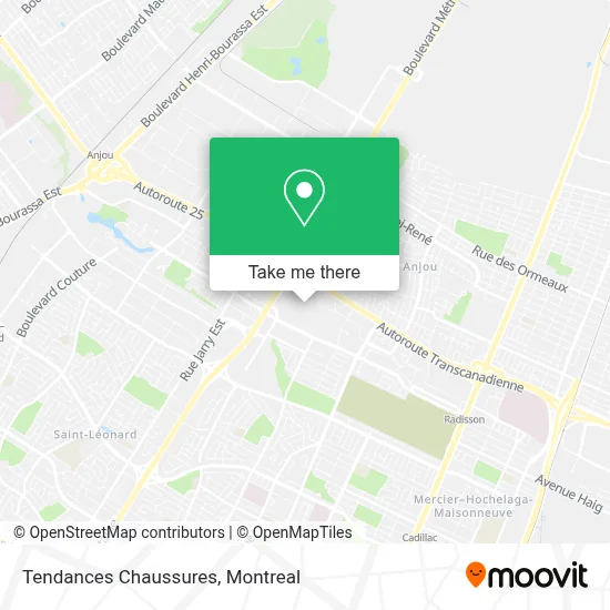 Tendances Chaussures map