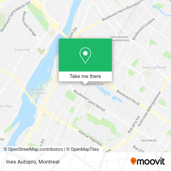Ines Autopro map