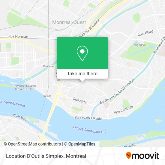 Location D'Outils Simplex map
