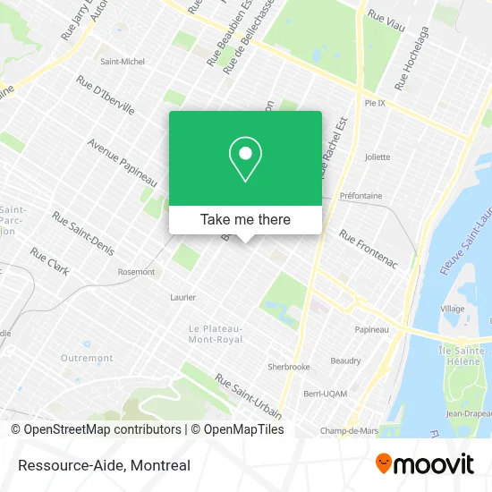 Ressource-Aide map
