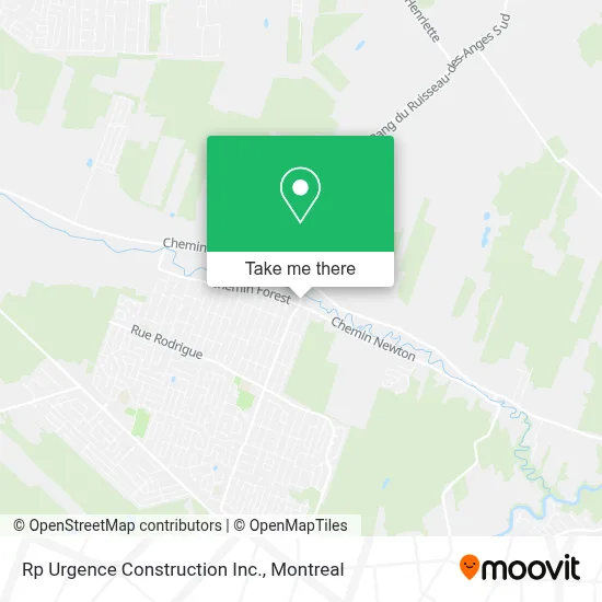 Rp Urgence Construction Inc. map