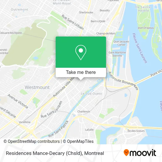 Residences Mance-Decary (Chsld) map