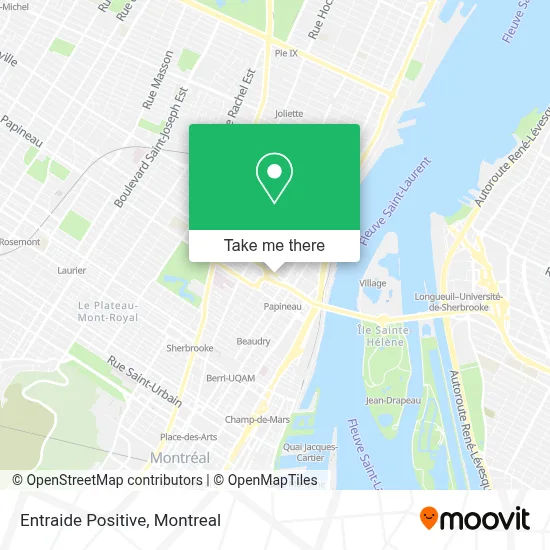 Entraide Positive map