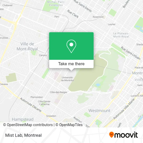 Mist Lab map