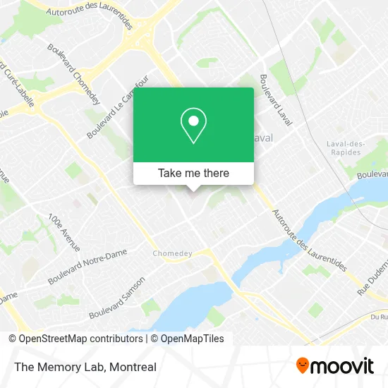 The Memory Lab map