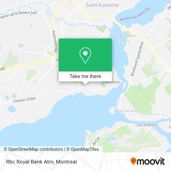 Rbc Royal Bank Atm map