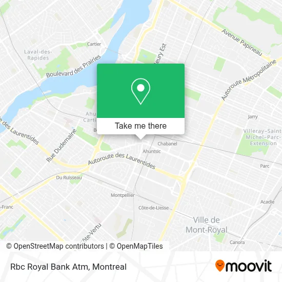 Rbc Royal Bank Atm map