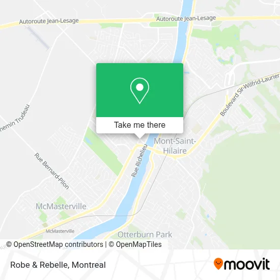 Robe & Rebelle map