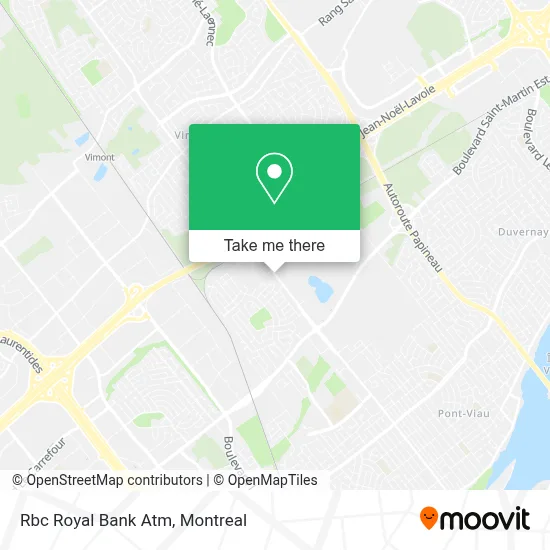 Rbc Royal Bank Atm map