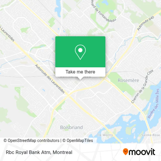 Rbc Royal Bank Atm map