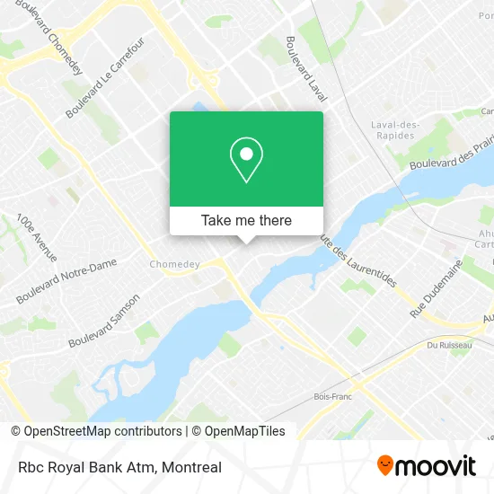 Rbc Royal Bank Atm map