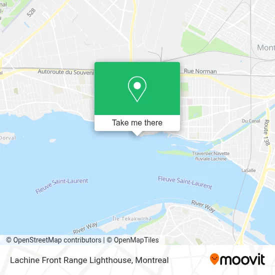Lachine Front Range Lighthouse map