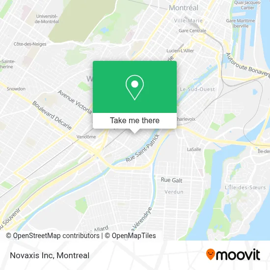 Novaxis Inc map