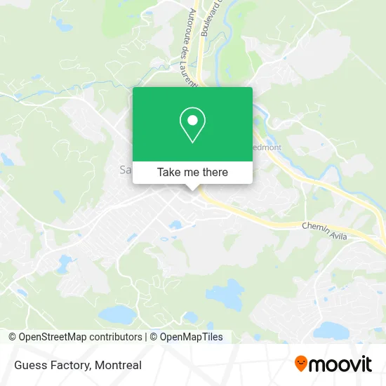 Guess Factory map